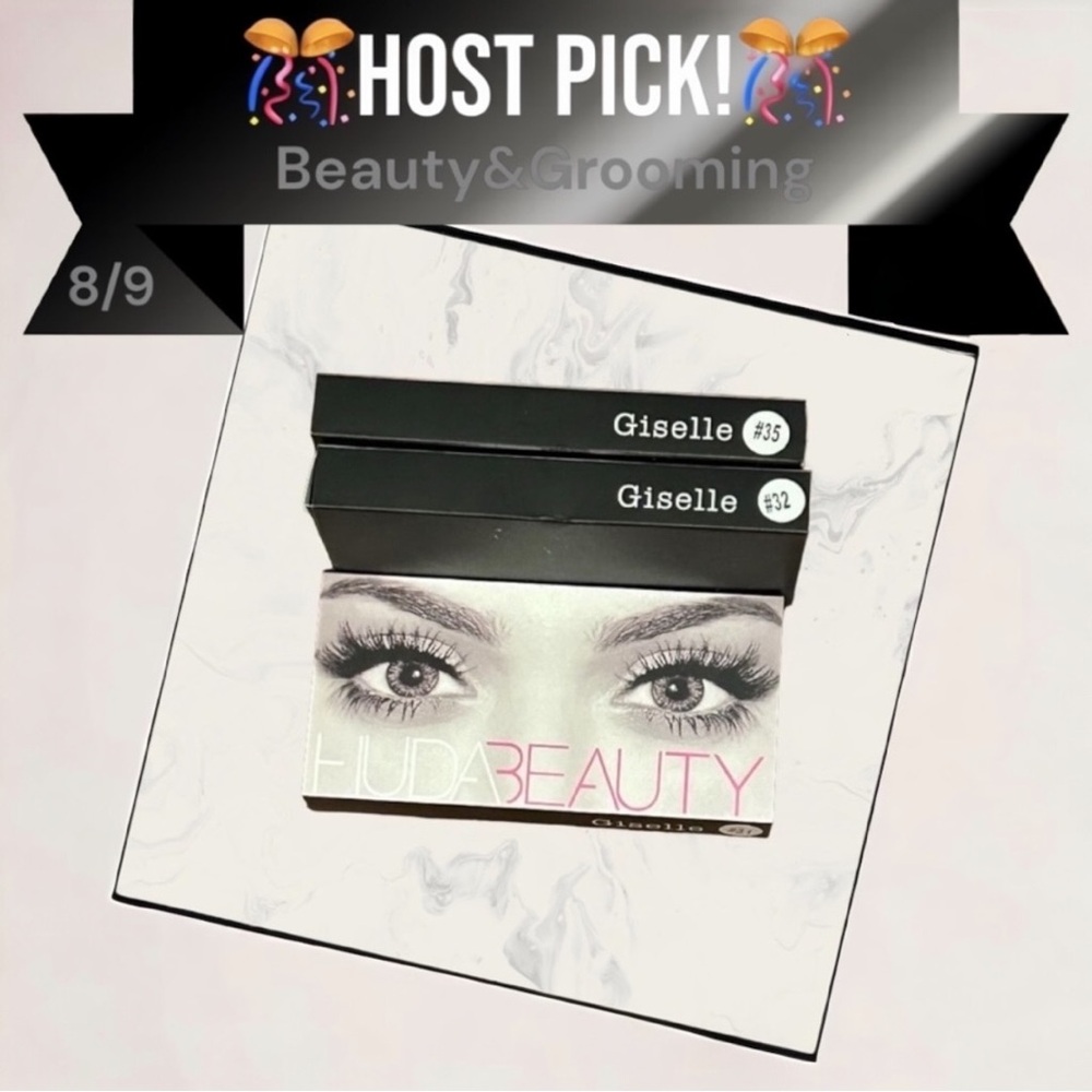HUDA BEAUTY LASH BUNDLE! 3 Sets of Different Style GISELLE Lashes!